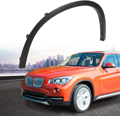 Vista 7 de G-PLUS Molduras de arco de rueda delantera izquierda compatibles con BMW X1 2012 2013 2014 2015, protector de cubierta de rueda delantera