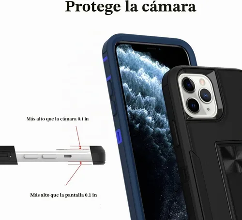 Vista 7 de Funda diseñada para Samsung Galaxy S23, magnética, doble protección contra caídas, resistente, compatible con MagSafe, a prueba de polvo, no se Negro