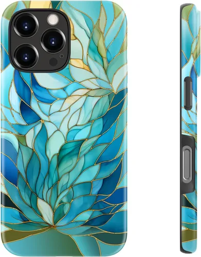 Vista 19 de LUHOURI Funda para iPhone 12 Mini, compatible con carga inalámbrica, doble capa, interior de silicona suave + carcasa exterior dura, bonito diseño