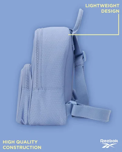 Vista 4 de Reebok Sydney - Mochila de mujer - Mini bolso de hombro ligero - Bolsa de gimnasio casual para niños, adolescentes y adultos, Stormy Peri