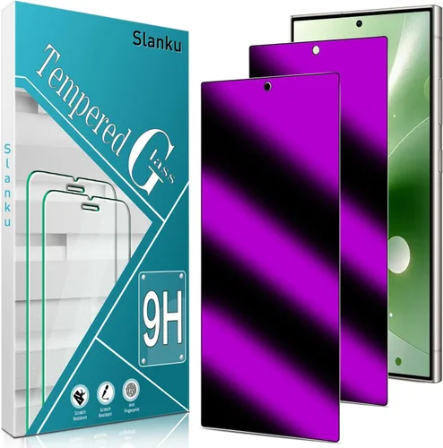 Vista 12 de Slanku Paquete de 3 protectores de pantalla de privacidad para Samsung Negro