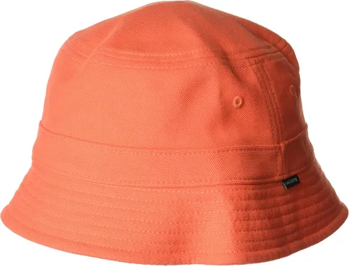 Vista 4 de Lacoste Sombrero de pescador de piqué de cocodrilo sólido para hombre, Baya Negro