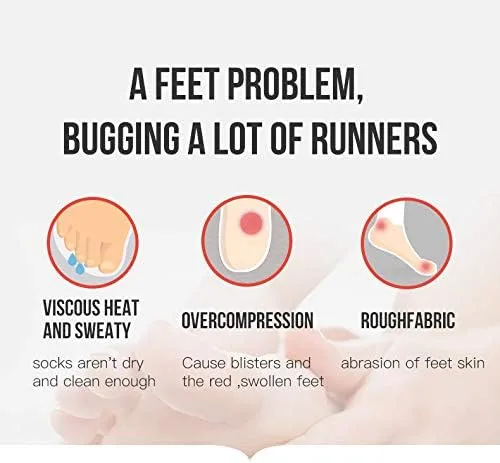 Vista 4 de AONIJIE Toe Socks for Men and Women High Performance Athletic Running Toe Socks