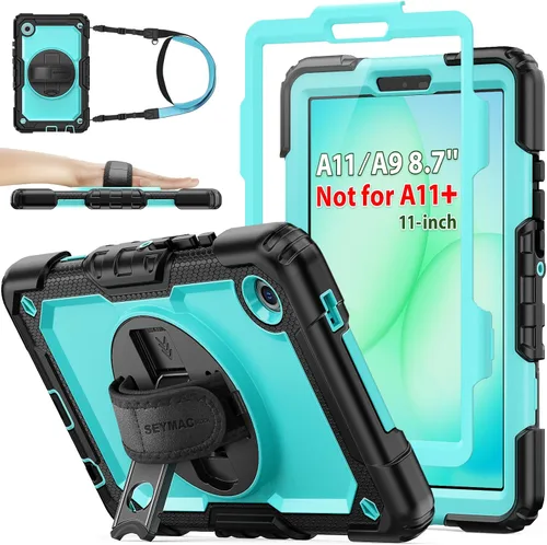 Vista 40 de SEYMAC stock Funda para Samsung Galaxy Tab A8 de 10.5 pulgadas, funda de protección contra caídas de cuerpo completo con protector de pantalla