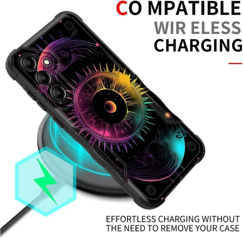 Vista 569 de Funda para Galaxy A14 5G, [Doble Capa][Protección contra Caídas de Grado Militar de 10 Pies] [Antideslizante] Funda Resistente a Prueba de Golpes