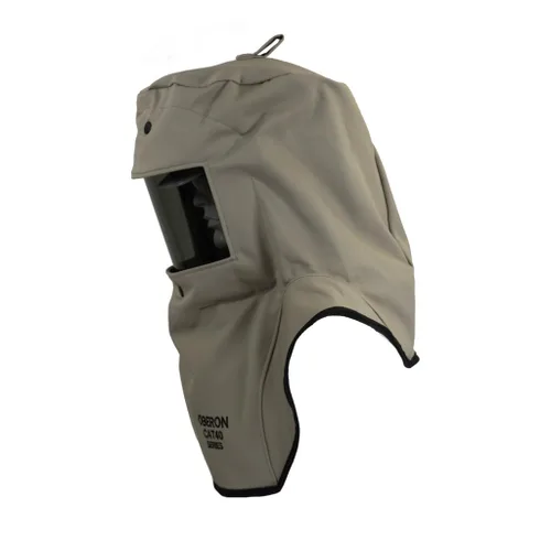 Vista 9 de Oberon Kit Arc Flash - 40 CAL- Incluye capucha Arc Flash, abrigo y babero - SERIE CAT