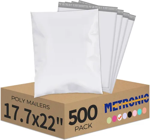 Vista 9 de Metronic - Bolsas de envío grandes de 19 x 24 pulgadas, 50
