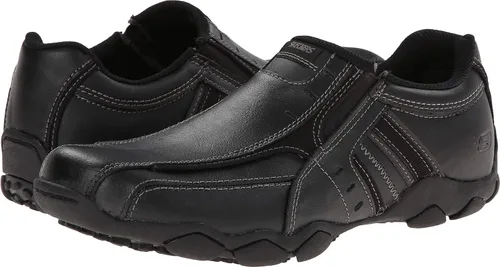 Vista 2 de Skechers Mocasines de meter con nervios de diámetro para hombre de EE. UU