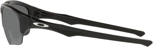 Vista 4 de Oakley Gafas de sol para hombre, marco de tinta negra, lentes de iridio jade, 2.362in