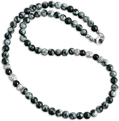Vista 12 de Mami's Gem Studio Collar para hombre, piedra preciosa de 0.236 in, colección de estilo elegante, hecho a mano en Estados Unidos