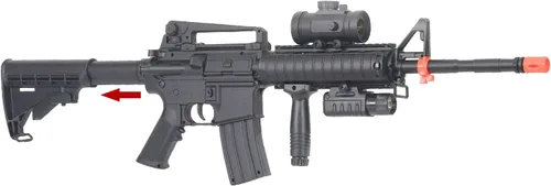 Vista 3 de BBATac BT83 - Pistola eléctrica de Airsoft completamente automática y semiautomática para jugadores principiantes