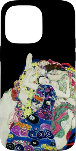 Vista 21 de Gustav Klimt The Maiden Painting Funda para iPhone 17