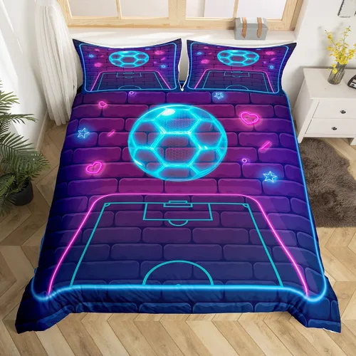 Vista 11 de Castle Fairy Juego de funda de edredón con estampado de guitarra, tamaño individual, juego de ropa de cama reversible con temática musical