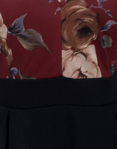 Vista 3 de eVogues Vestido Mono de Encaje Superpuesto Talla Grande
