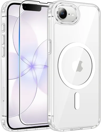 Vista 312 de FNTCASE - Funda para iPhone 16 Pro: magnética, mate, translúcida, de grado militar, protectora contra caídas, resistente, fina, duradera y a prueba