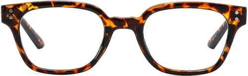 Vista 4 de LJCZKA Gafas cuadradas con bloqueo de luz azul para mujeres y hombres, lentes rectangulares retro de los años 90 para leer, enviar mensajes