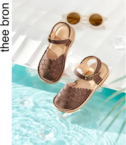 Vista 63 de THEE BRON Sandalias cómodas para niñas, zapatos para niños, sandalias rellenas