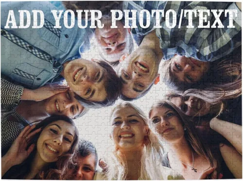 Vista 9 de Rompecabezas personalizados de fotos de 300/500/1000 piezas, rompecabezas personalizados para adultos, familia, cumpleaños, boda, amigos