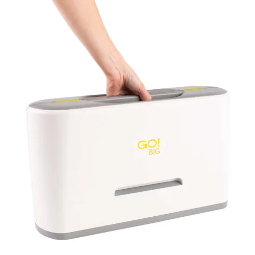 Vista 3 de Accuquilt Go. Big tela Cutter Effortless One-Button Operation, Cuts Up to 6 Layers of 100% Cotton, Includes Flying Geese Die, Cutting Mat, and