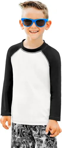 Vista 18 de City Threads camisa de manga larga con protección solar SPF 50+, peplo, rash guard para niña