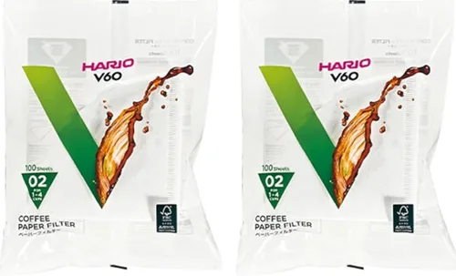 Vista 13 de Hario V60 - Filtro de café de papel, tamaño 01, blanco, caja de 40 unidades (paquete de 3)