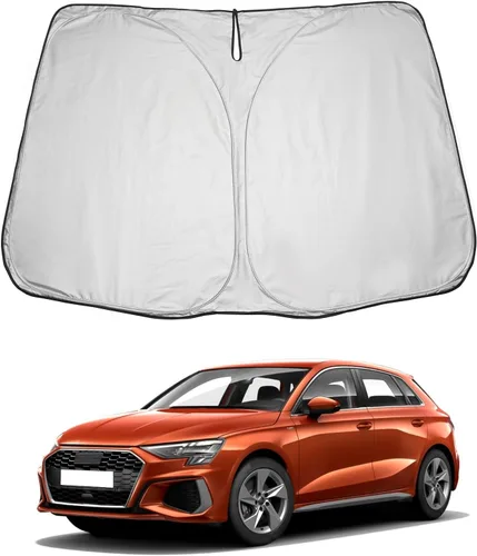 Vista 39 de LUWU Parasol para parabrisas para Dodge RAM 1500 y 2500 2009-2018 - Parasol para ventana delantera con bloqueo de rayos UV