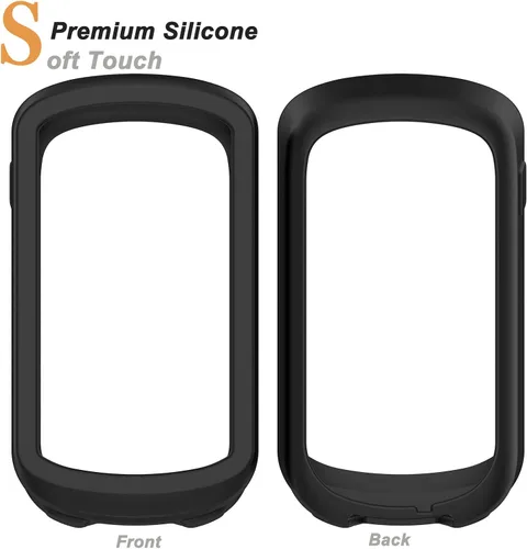 Vista 5 de Miimall Compatible con Garmin Explore 2 Funda, Anti-Drop Funda de Silicona Suave para Garmin Edge Explore 2 (negro)