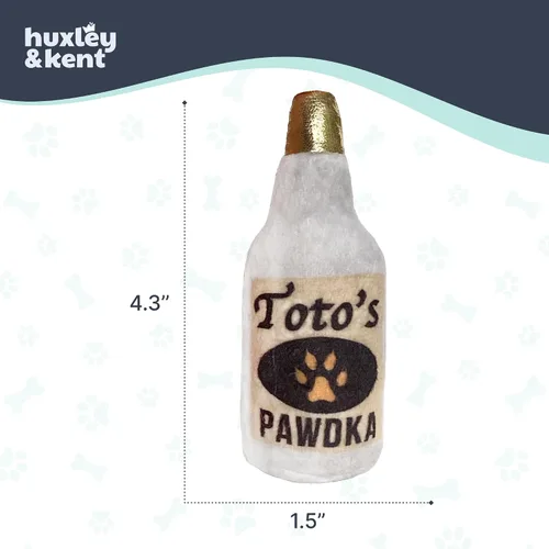 Vista 5 de Huxley & Kent Juguete de peluche para gatos, Toto's Pawdka, relleno de hierba gatera fuerte, juguete interactivo de felpa para gatitos y gatos