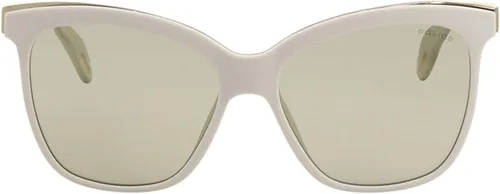 Vista 2 de Police Affair-2 SPL621 SPL621 3GFG blanco moda cuadrado gafas de sol 2205in