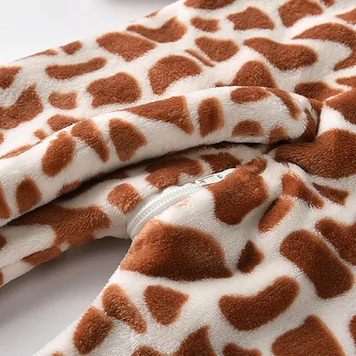 Vista 5 de JBEELATE Disfraz de animal de Halloween para niños pequeños, sin mangas, con capucha, unisex, para cosplay