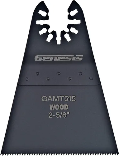 Vista 14 de Genesis GMT15A Herramienta oscilante multiusos de 1.6 amperios y kit de accesorios universales de gancho y bucle de 19 piezas con caja