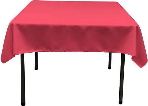 Vista 31 de LA Linen. Mantel cuadrado de popelina de poliéster