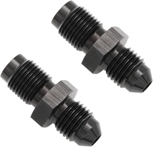 Vista 24 de Adaptador de ajuste de tubo de aluminio -4AN AN4 macho acampanado a rosca macho de 5/8 x 18 con asiento invertido, conector acampanado invertido