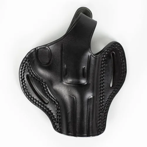 Vista 2 de Funda EDS para Ruger GP100 357 Magnum 44 Special 3 pulgadas OWB Funda de cuero