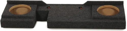 Vista 7 de QPower Downfire - Caja de subwoofer doble de 10 pulgadas, subcaja compatible con Ford F-150 SuperCrew 2004-2008