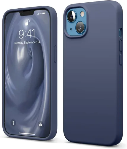 Vista 17 de elago - Carcasa de silicona líquida prémium para iPhone 13 Full Body Screen Camera Protective Cover, Shockproof, Slim Phone Case, Anti-Scratch
