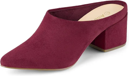 Vista 8 de Allegra K Sandalias de tacón de bloque para mujer Beige