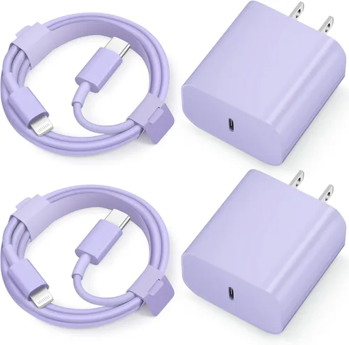 Vista 9 de Cargador súper rápido para iPhone 14, 13, 12, 11, paquete de 20 W, cargador de pared USB C rápido de 20 W, con cable de carga rápida de 6 pies