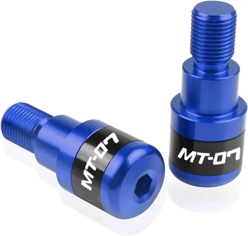 Vista 8 de MT-07 para Yamaha MT07 FZ07 Mt-07 Fz-07 2014-2019 2020 2018 2017 2016 2015 7/8 pulgadas 0.866 in Agarraderas de manillar extremos deslizantes