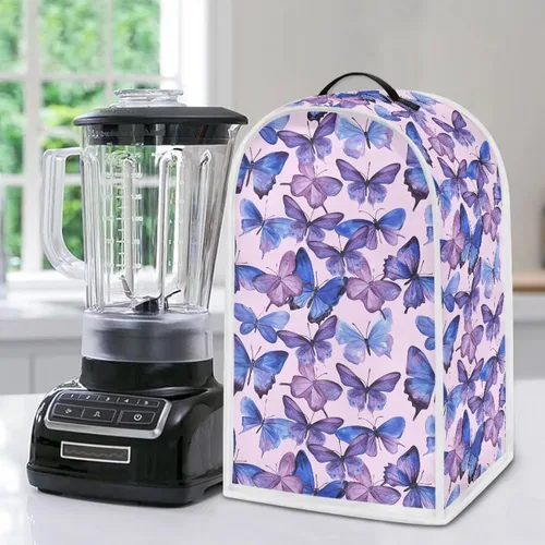 Vista 5 de Blender Dust Cover, Stand Mixer or Coffee Maker Appliance Cover, Anti Fingerprint Polyester Dust Proof Stain Resistant Blender Cover for Home