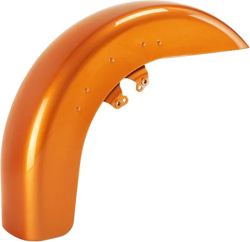 Vista 2 de HR3 Guardabarros delantero de whisky ámbar a juego compatible con Street Glide FLHX 2014 y Road Glide FLTRX 2016 (reemplazo para OEM)
