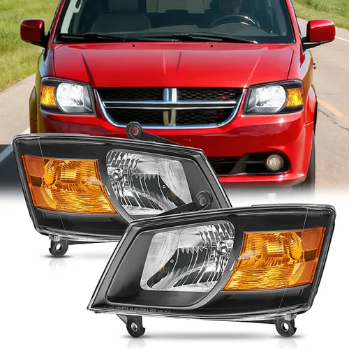 Vista 10 de Nilight Conjunto de Faro Compatible con 1996 1997 1998 1999 Chrysler Town & Country Dodge Grand Caravan Plymouth Grand Voyager Faro de Reemplazo