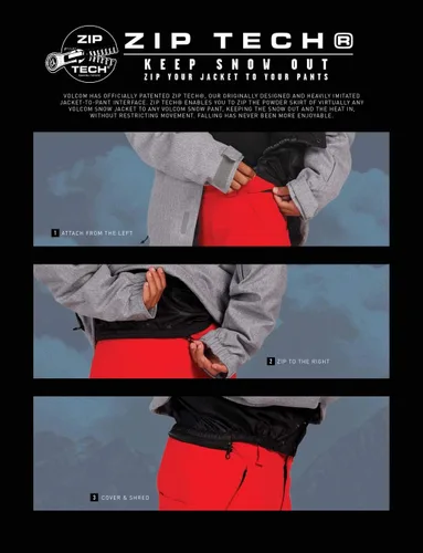 Vista 3 de Volcom Freakin Chino Youth - Pantalón de esquí para snowboard, negro, caqui (Black Khaki)