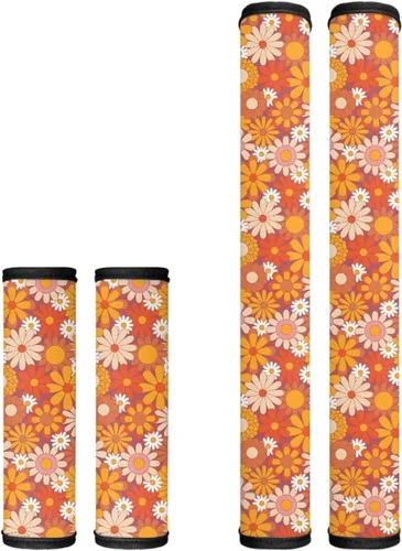 Vista 51 de Black Ornament Refrigerator Door Handle Covers Set of 4