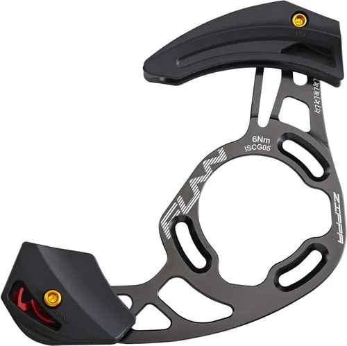 Vista 9 de Funn Zippa - Guía de cadena AM, interfaz ISCG05, adaptador BSA incluido, 32T-38T, protector de cadena de bicicleta de montaña CNC AL6061