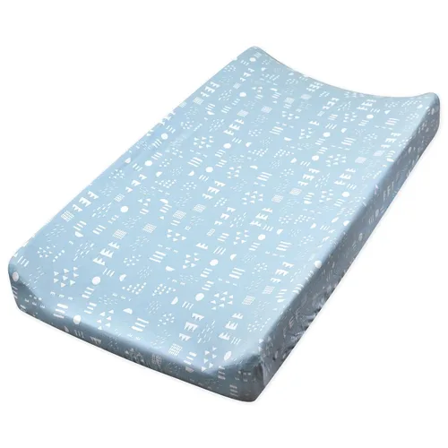 Vista 33 de HonestBaby Funda para cambiador de algodón orgánico, Puntos y Guiones, Talla única