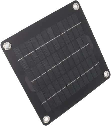 Vista 7 de Kit de panel solar, kit de panel solar portátil de 10 W, mantenedor de batería solar de 12 V con adaptador de encendedor de cigarrillos clip