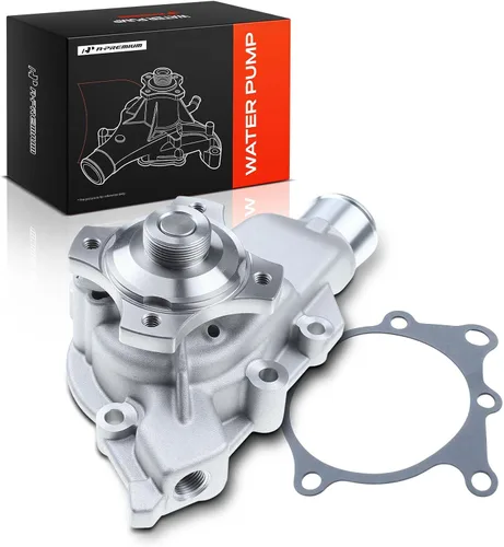 Vista 10 de A-Premium - Bomba de agua de aluminio para motor - 6Cyl 4.0L - Compatible con Jeep Grand Cherokee 1999-2004, Wrangler 2000-2006, 5-PC Impulsor Vane