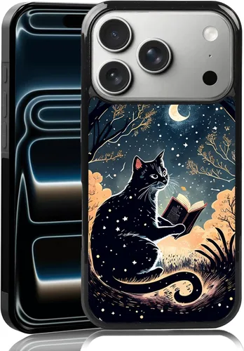 Vista 91 de Elegante funda de teléfono con diseño de gato Marie compatible con iPhone 11, funda de encaje dorado para iPhone, a prueba de golpes, rosa fucsia