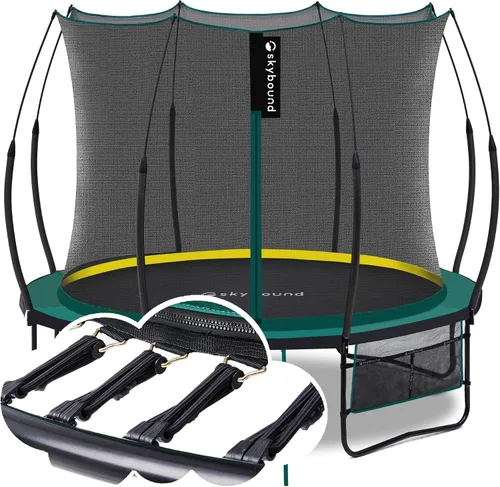 Vista 13 de SkyBound Trampolín sin Resortes de 14 PIES 12 PIES 10 PIES 8 PIES 6 PIES para Niños y Adultos - Trampolines Recreativos con Revestimiento